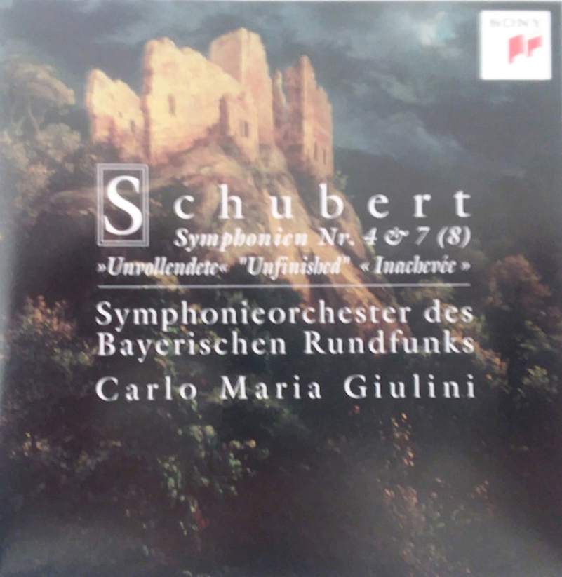 Franz Schubert, Carlo Maria Giulini, Symphonie-Orchester Des Bayerischen Rundfunks - Symphonien Nr. 4 & 7 - CD