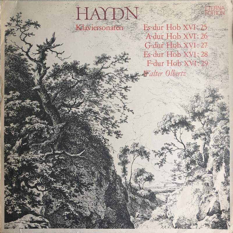 Joseph Haydn, Walter Olbertz - Klaviersonaten - Es-dur Hob XVI:25, A-dur Hob XVI:26, G-dur Hob XVI:27, Es-dur Hob XVI:28, F-dur Hob XVI:29 - LP / Vinyl
