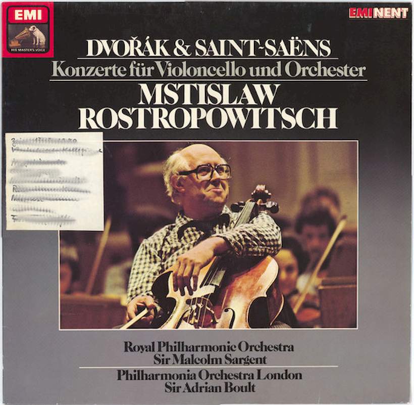 Antonín Dvořák, Camille Saint-Saëns / Mstislav Rostropovich, The Royal Philharmonic Orchestra, Sir Adrian Boult / Philharmonia Orchestra, Sir Malcolm Sargent - Konzerte Für Violoncello Und Orchester - LP / Vinyl