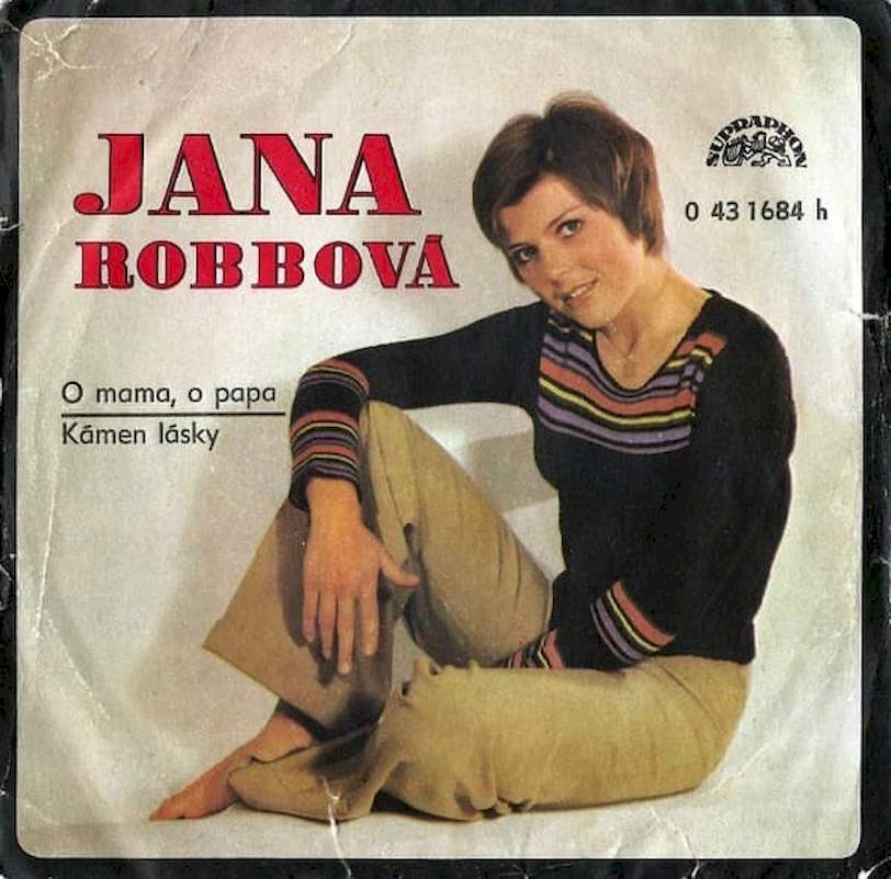 Jana Robbová - O Mama, O Papa / Kámen Lásky - SP / Vinyl