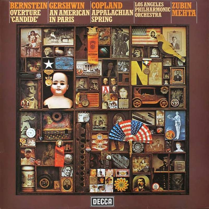 Leonard Bernstein / George Gershwin / Aaron Copland, Los Angeles Philharmonic Orchestra, Zubin Mehta - Overture 'Candide' / An American In Paris / Appalachian Spring - LP / Vinyl