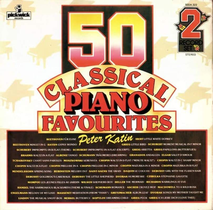 Peter Katin - 50 Classical Piano Favourites - LP / Vinyl