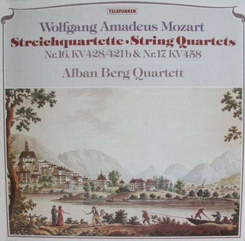 Alban Berg Quartett — Wolfgang Amadeus Mozart - Streichquartette Nr. 16 Kv 428 & Nr. 17 Kv 458 - LP / Vinyl