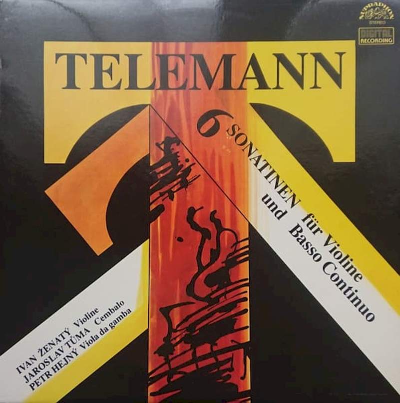Georg Philipp Telemann - Ivan Ženatý, Jaroslav Tůma, Petr Hejný - 6 Sonatinen Für Violine Und Basso Continuo - LP / Vinyl