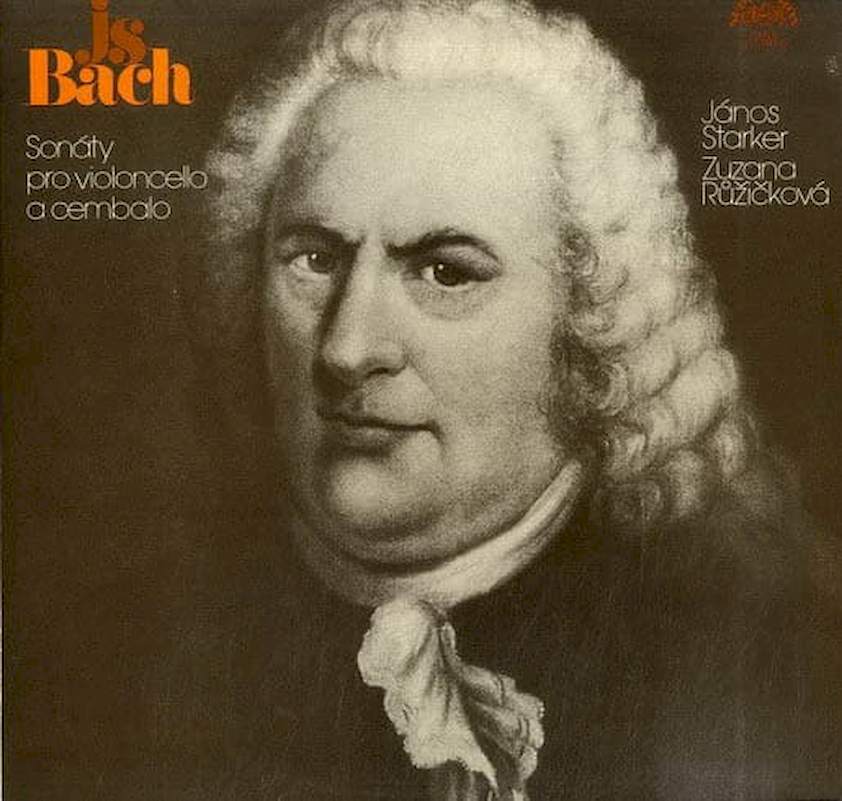 Johann Sebastian Bach, Janos Starker, Zuzana Růžičková - Sonatas For Cello And Harpsichord - LP / Vinyl