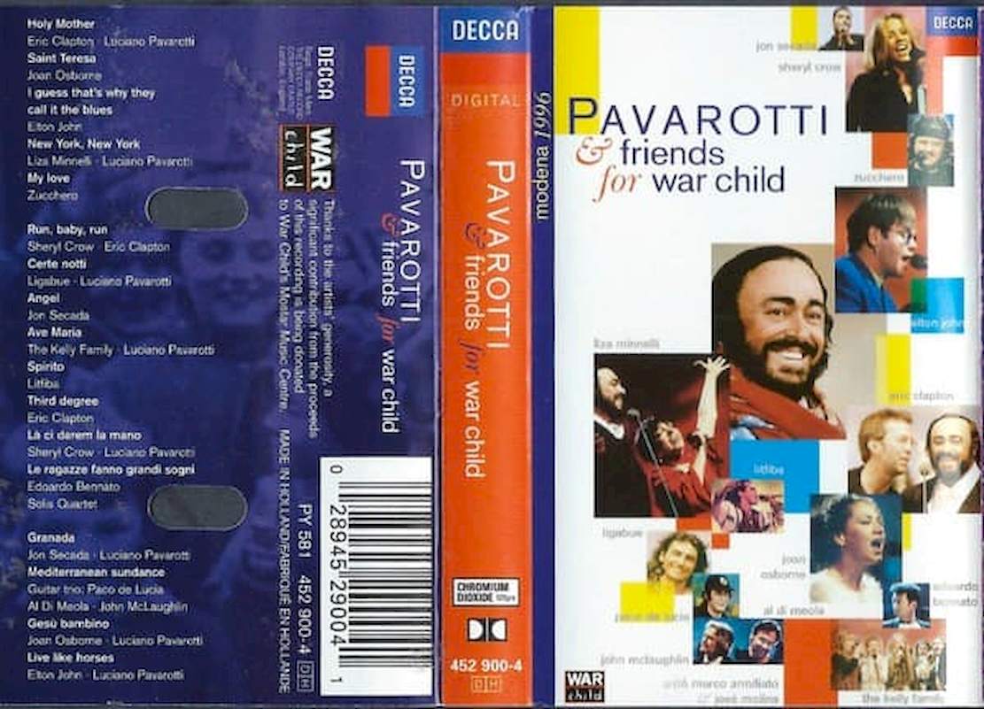 Pavarotti & Friends - Pavarotti & Friends For War Child - MC / kazeta
