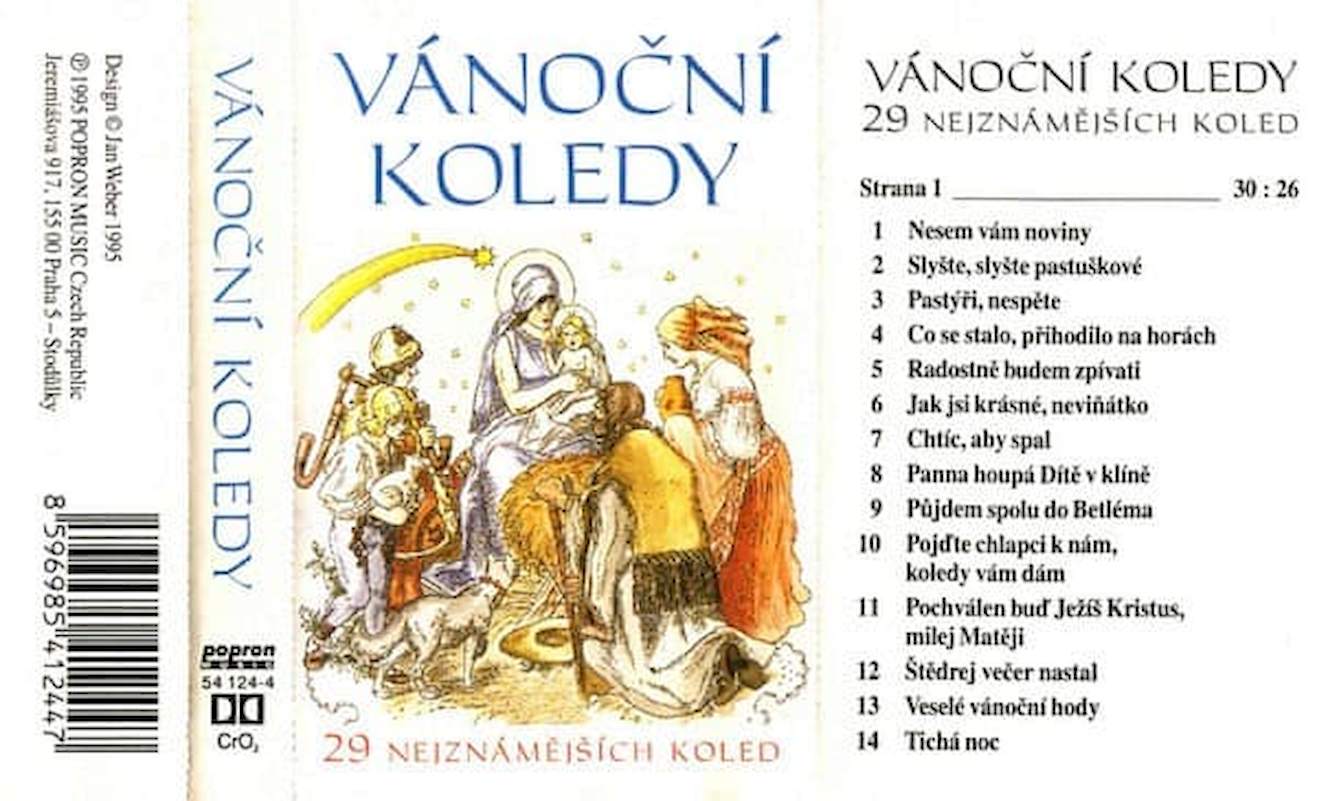 Studiový Komorní Orchestr - Vánoční Koledy (29 Nejznámějších Koled) - MC / kazeta