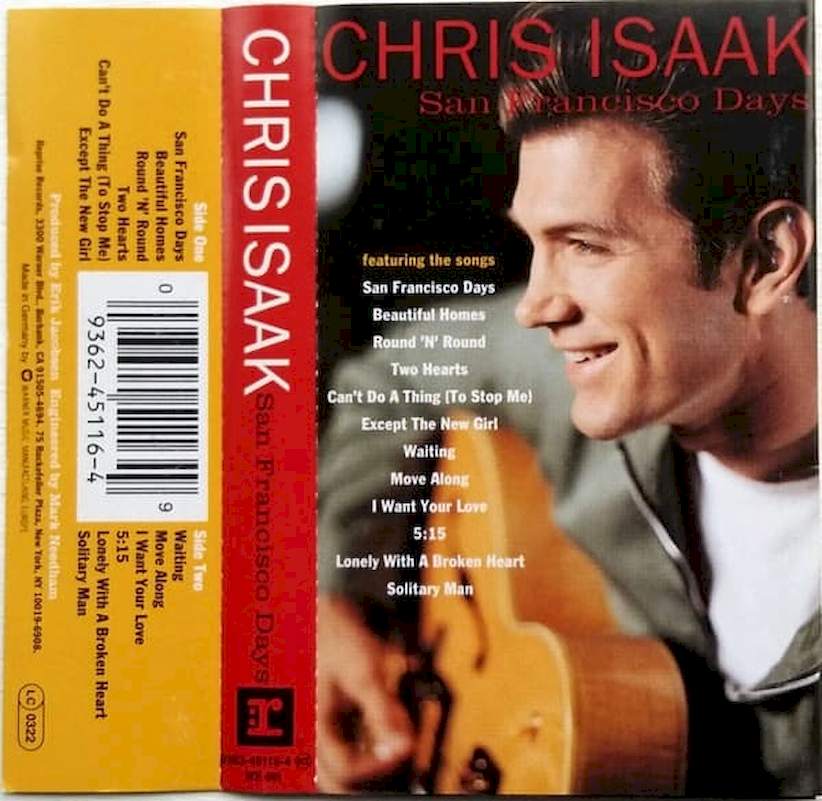 Chris Isaak - San Francisco Days - MC / kazeta