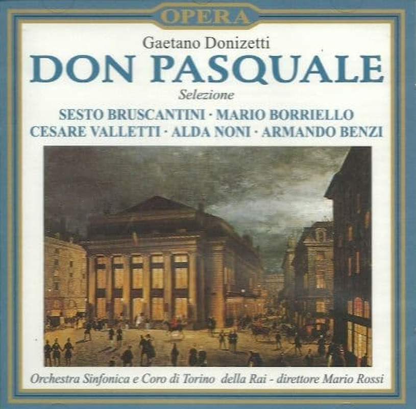 Gaetano Donizetti, Orchestra Sinfonica Di Torino Della RAI E Coro Di Torino Della RAI, Mario Rossi - Don Pasquale (Selezione) - CD