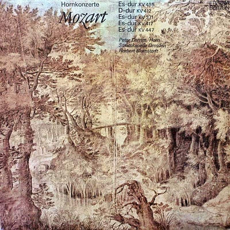 Wolfgang Amadeus Mozart, Peter Damm, Staatskapelle Dresden, Herbert Blomstedt - Hornkonzerte Es-dur KV 495 / D-dur KV 412 / Es-dur KV 371 / Es-dur KV 417 / Es-dur KV 447 - LP