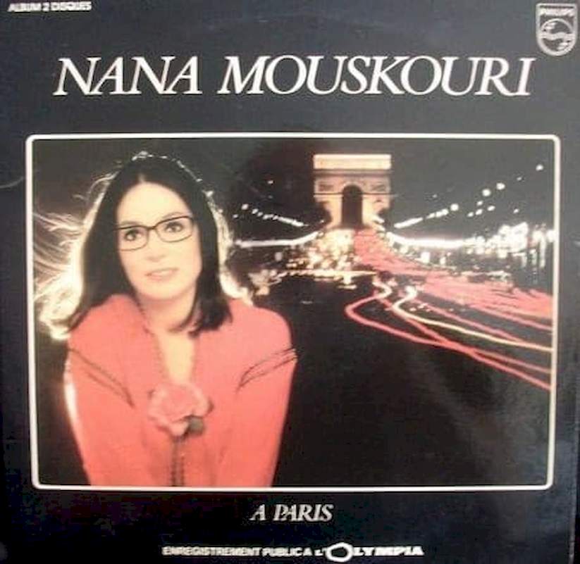 Nana Mouskouri - A Paris - Enregistrement Public A L'Olympia - LP