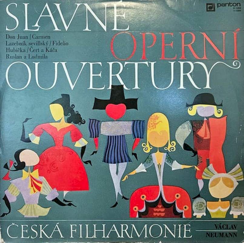 The Czech Philharmonic Orchestra, Václav Neumann - Slavné Operní Ouvertury - LP / Vinyl