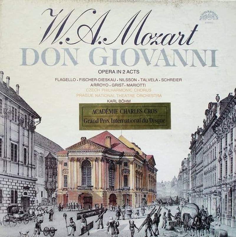 Wolfgang Amadeus Mozart - Ezio Flagello, Dietrich Fischer-Dieskau, Birgit Nilsson, Martti Talvela, Peter Schreier, Martina Arroyo, Reri Grist, Alfredo Mariotti, Czech Philharmonic Chorus, Orchestr Národního Divadla, Karl Böhm - Don Giovanni, Opera In 2 Ac