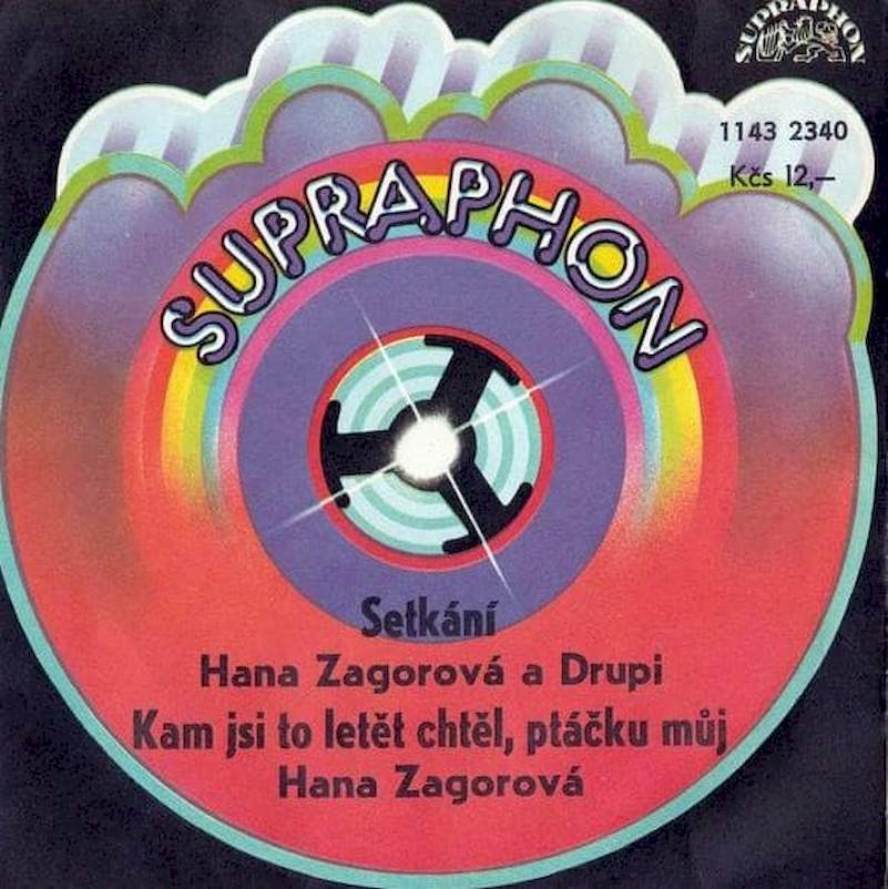 Hana Zagorová A Drupi - Setkání / Kam Jsi To Letět Chtěl, Ptáčku Můj - SP / Vinyl
