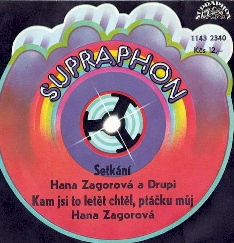 Hana Zagorová A Drupi - Setkání / Kam Jsi To Letět Chtěl, Ptáčku Můj - SP / Vinyl