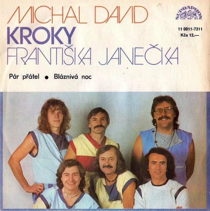 Michal David, Kroky - Pár Přátel / Bláznivá Noc - SP / Vinyl