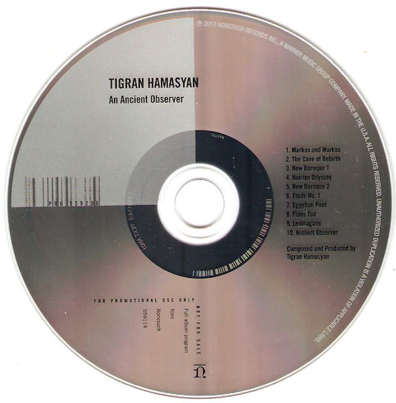Tigran Hamasyan - An Ancient Observer - Promo CD
