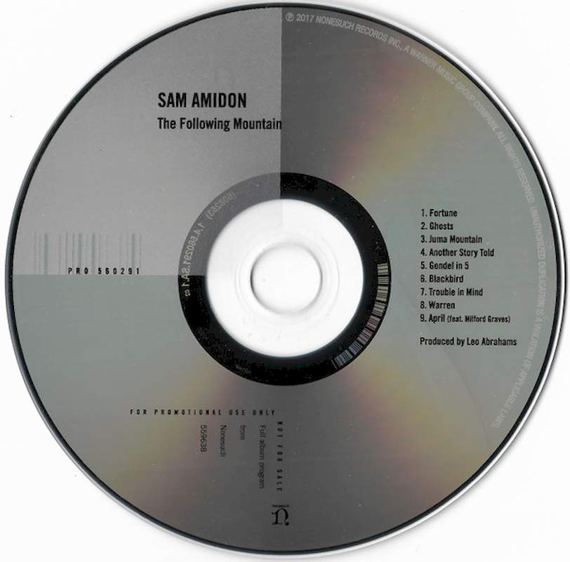 Sam Amidon - The Following Mountain - Promo CD