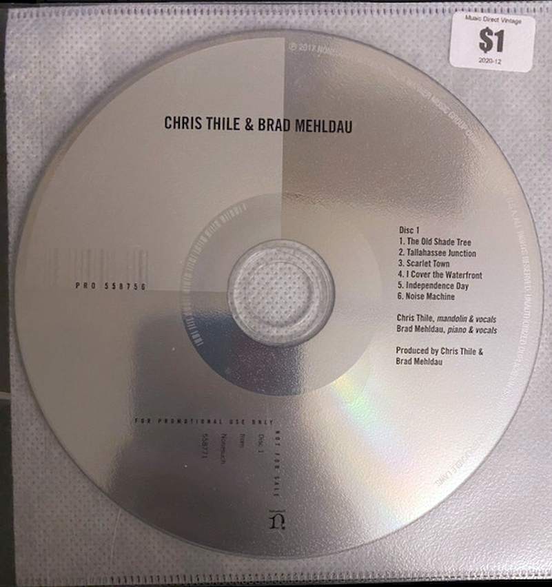 Chris Thile & Brad Mehldau - Chris Thile & Brad Mehldau - Promo CD