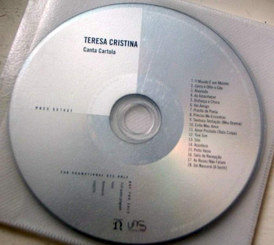 Teresa Cristina - Canta Cartola - Promo CD