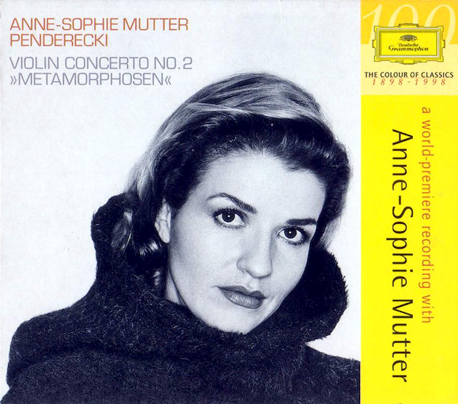 Krzysztof Penderecki - Anne-Sophie Mutter, London Symphony Orchestra, Krzysztof Penderecki - Violin Concerto No. 2 »Metamorphosen« - CD