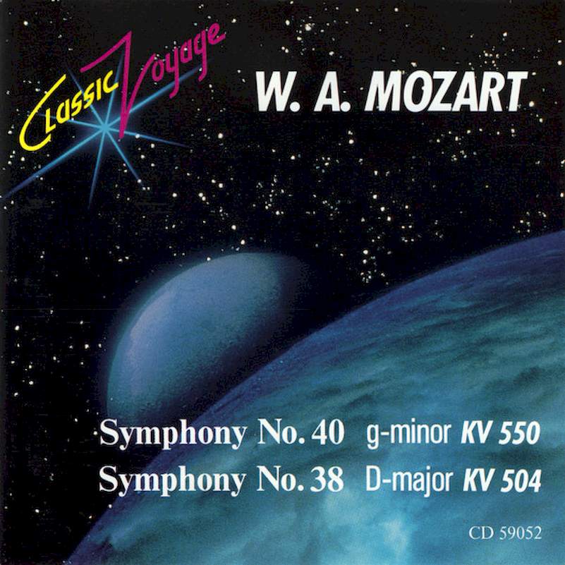 Wolfgang Amadeus Mozart - Symphony No. 40 G-minor KV 550 / Symphony No. 38 D-marjor KV 504 - CD