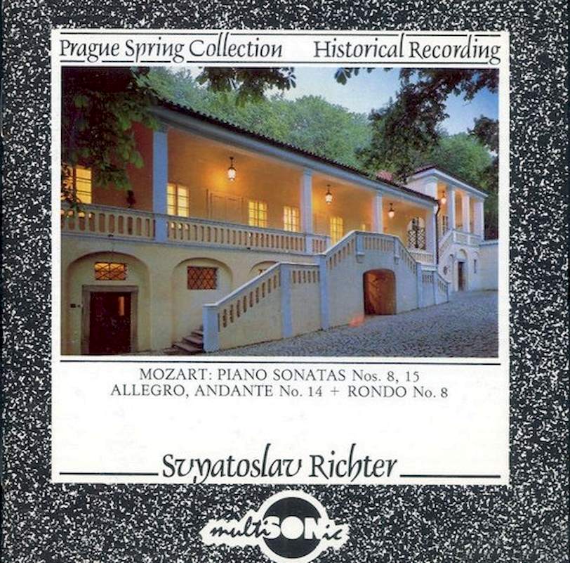 Wolfgang Amadeus Mozart : Sviatoslav Richter - Piano Sonatas Nos. 8, 15 / Allegro, Andante No. 14 + Rondo No. 8 - CD