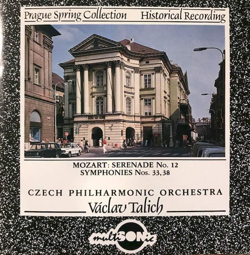 Wolfgang Amadeus Mozart - The Czech Philharmonic Orchestra, Václav Talich - Serenade No. 12 / Symphonies Nos. 33, 38 - CD