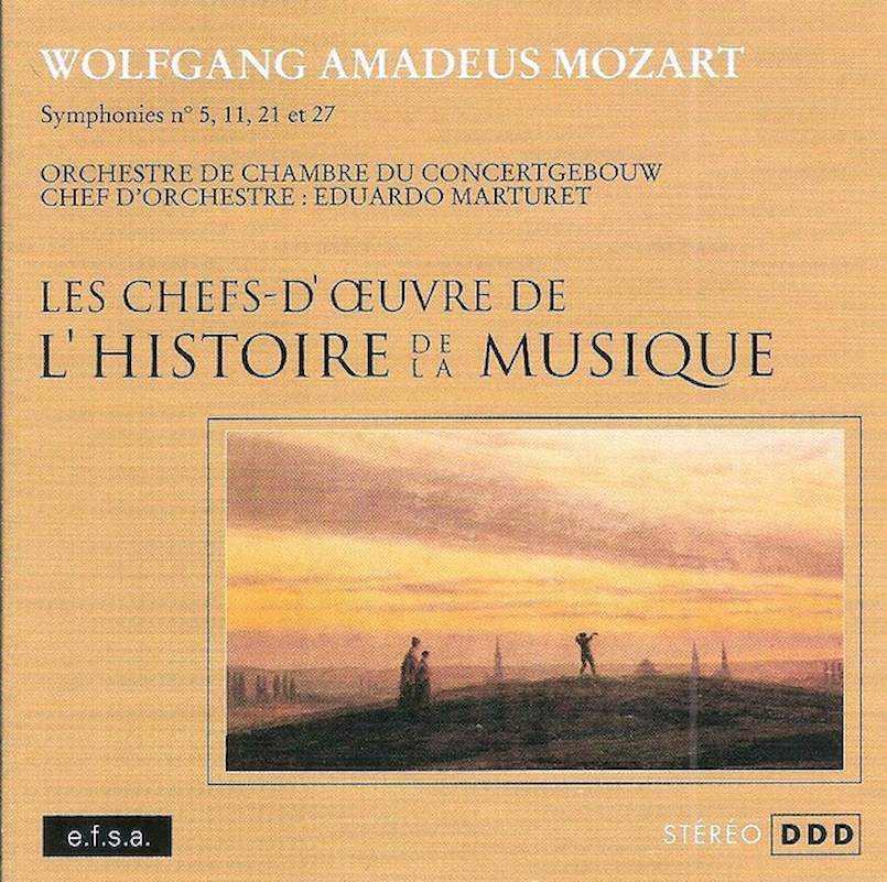 Wolfgang Amadeus Mozart - Symphonies N°5, 11, 21 Et 27 - CD