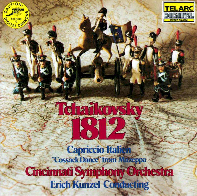 Pyotr Ilyich Tchaikovsky, Erich Kunzel ~ Cincinnati Symphony Orchestra - 1812, Capriccio Italien, "Cossack Dance" From Mazeppa - CD