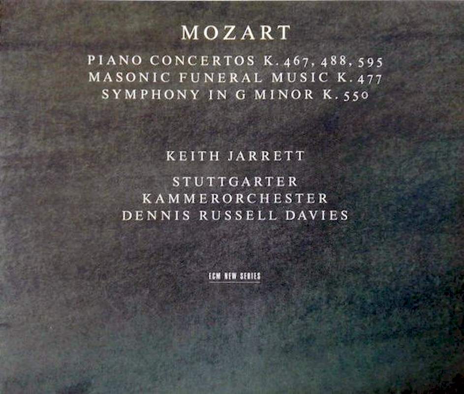 Wolfgang Amadeus Mozart, Keith Jarrett, Stuttgarter Kammerorchester, Dennis Russell Davies - Piano Concertos K. 467, 488, 595 / Masonic Funeral Music K. 477 / Symphony In G Minor K. 550 - CD
