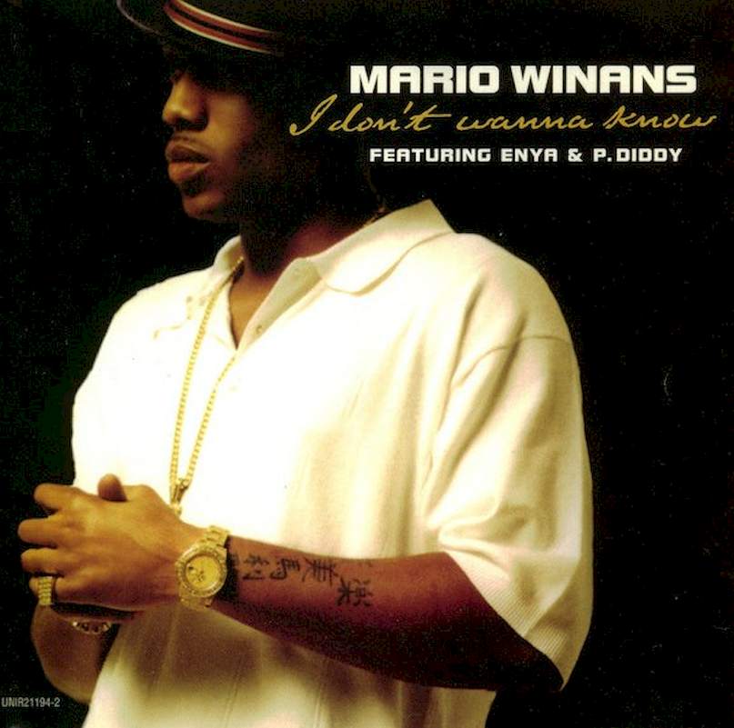 Mario Winans Featuring Enya & P. Diddy - I Don't Wanna Know - CD, Single