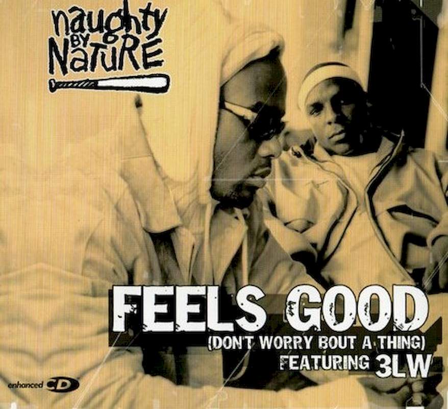 Naughty By Nature Featuring 3LW - Feels Good (Don't Worry Bout A Thing) - CD, Single