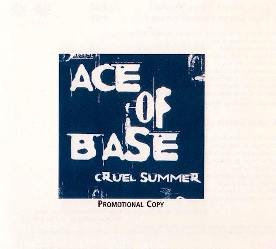 Ace Of Base - Cruel Summer - CD, Single