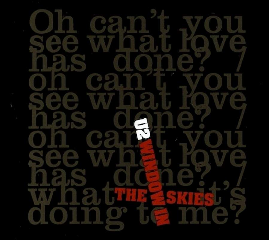 U2 - Window In The Skies - CD, Single