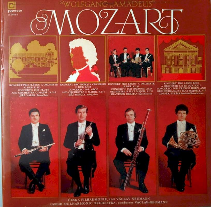 Wolfgang Amadeus Mozart, The Czech Philharmonic Orchestra , conductor Václav Neumann - Wolfgang Amadeus Mozart - LP / Vinyl