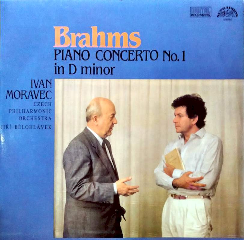 Johannes Brahms - Ivan Moravec, The Czech Philharmonic Orchestra, Jiří Bělohlávek - Piano Concerto No. 1 In D Minor - LP