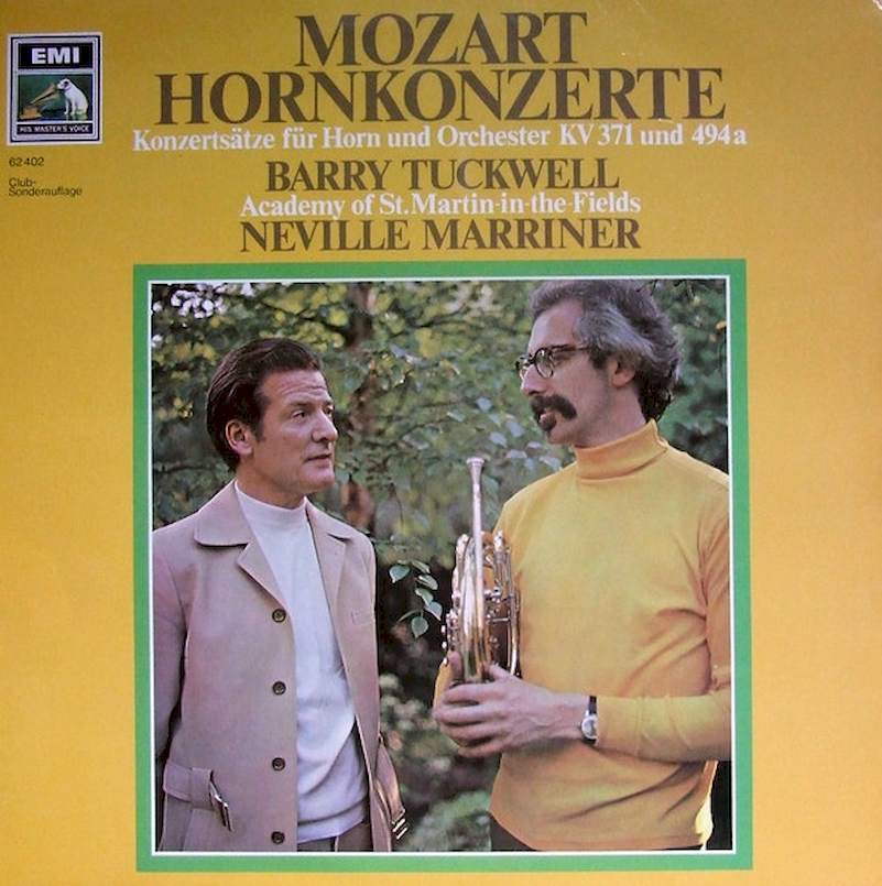 Wolfgang Amadeus Mozart - Barry Tuckwell, The Academy Of St. Martin-in-the-Fields, Sir Neville Marriner - Hornkonzerte - LP