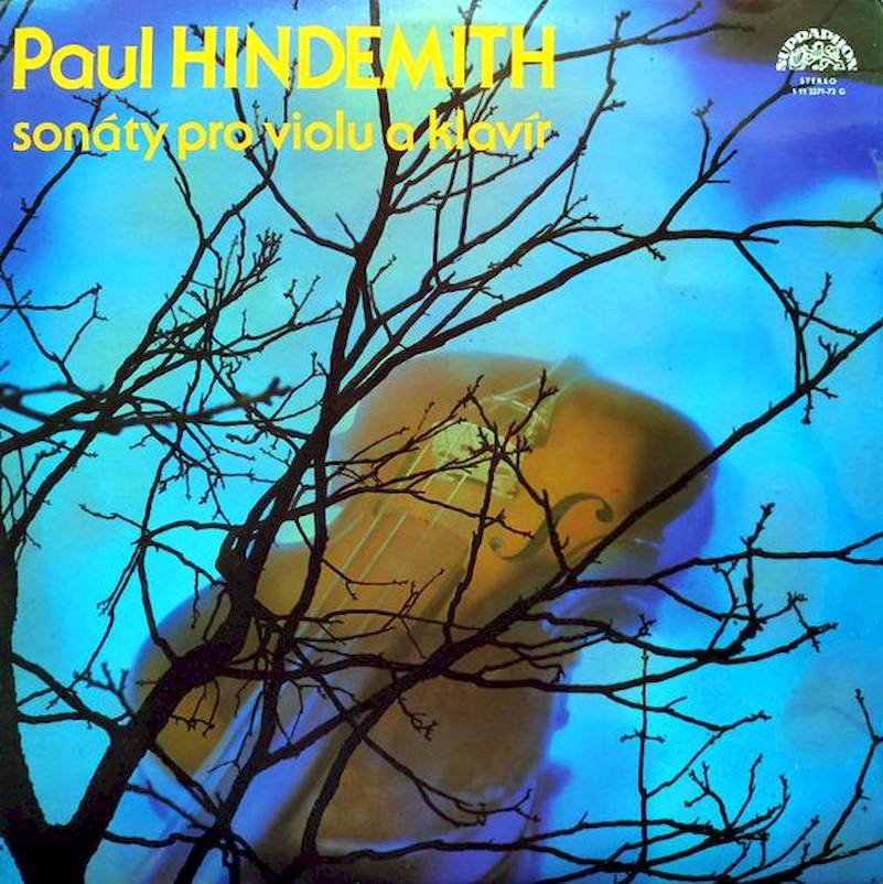 Paul Hindemith - Sonáty Pro Violu A Klavír - LP
