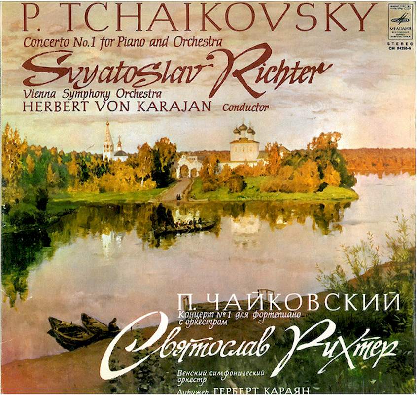 Pyotr Ilyich Tchaikovsky - Sviatoslav Richter / Wiener Symphoniker , Conductor : Herbert von Karajan - Concerto No.1 For Piano And Orchestra - LP / Vinyl