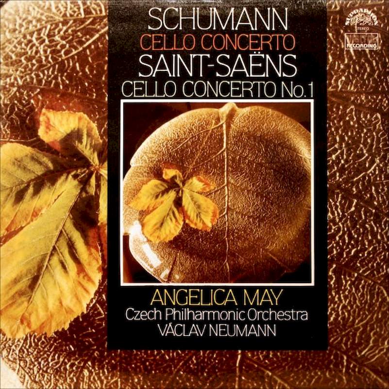 Robert Schumann / Camille Saint-Saëns – Angelica May - The Czech Philharmonic Orchestra, Václav Neumann - Cello Concerto / Cello Concerto No.1 - LP / Vinyl