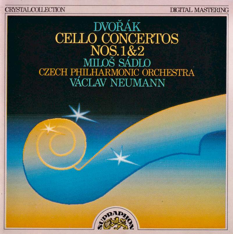 Antonín Dvořák - Miloš Sádlo, The Czech Philharmonic Orchestra, Václav Neumann - Cello Concertos Nos. 1 & 2 - CD