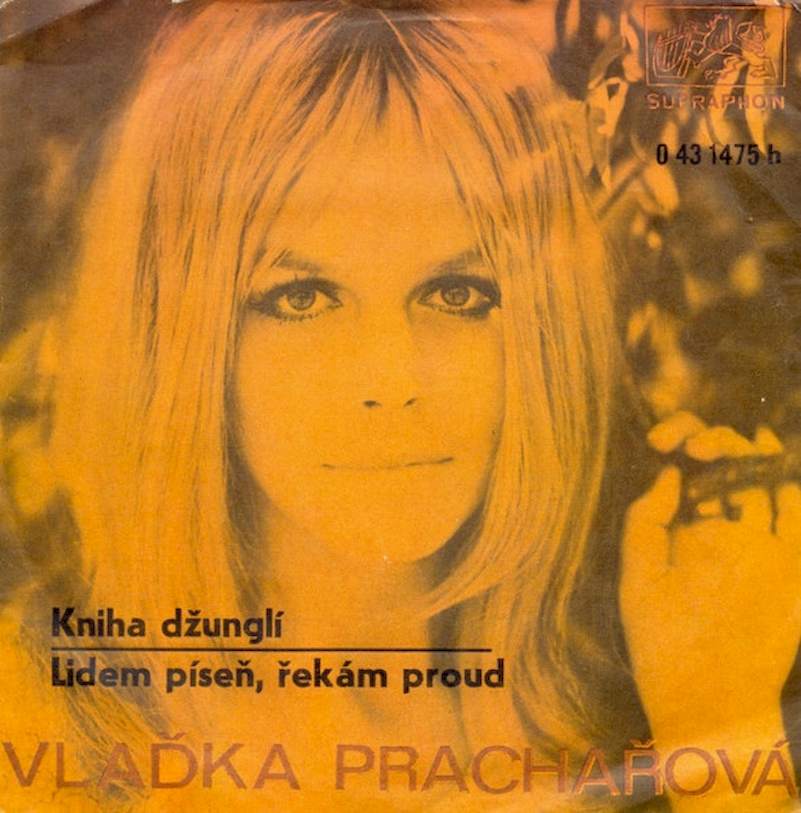 Vlaďka Prachařová - Kniha Džunglí / Lidem Píseň, Řekám Proud - SP / Vinyl
