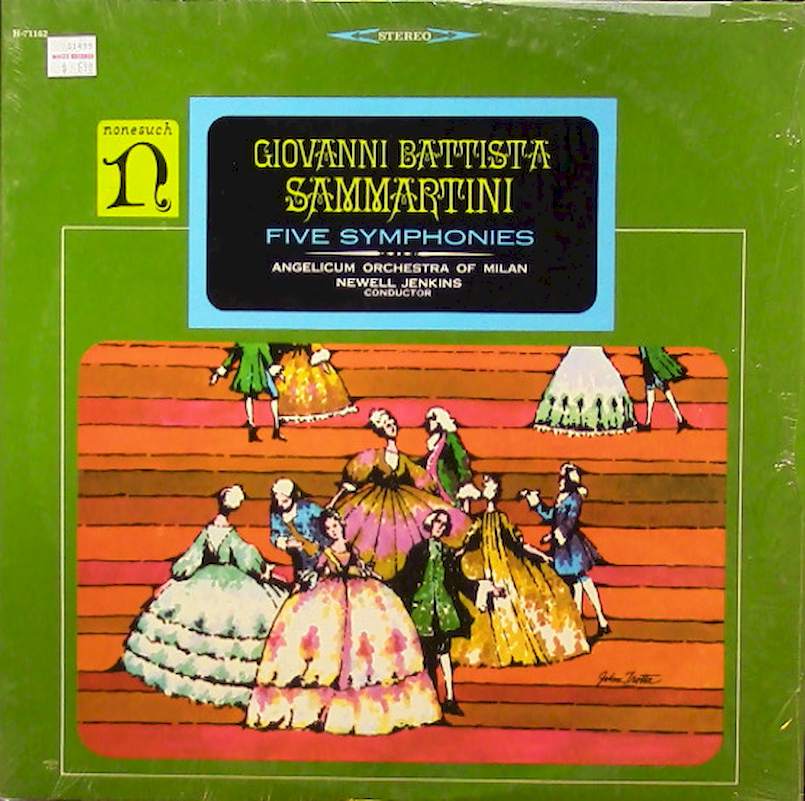 Giovanni Sammartini, Orchestra Dell'Angelicum Di Milano, Newell Jenkins - Five Symphonies - LP / Vinyl