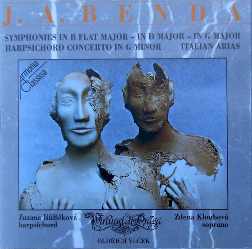 Georg Anton Benda, Virtuosi Di Praga, Oldřich Vlček - 3 Symphonies/Harpsichord Concerto/2 Italian Arias - CD
