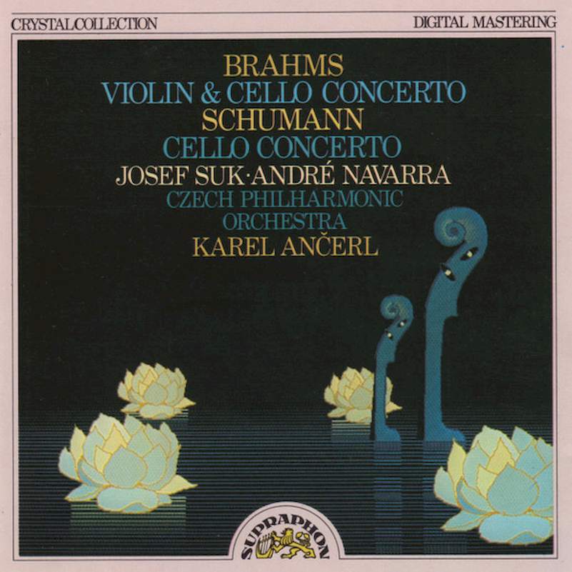 Johannes Brahms / Robert Schumann – Josef Suk · André Navarra, The Czech Philharmonic Orchestra, Karel Ančerl - Violin & Cello Concerto / Cello Concerto - CD