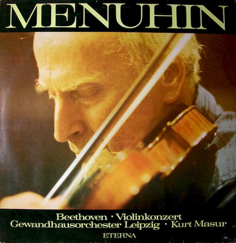 Yehudi Menuhin, Ludwig van Beethoven, Gewandhausorchester Leipzig, Kurt Masur - Violinkonzert - LP / Vinyl