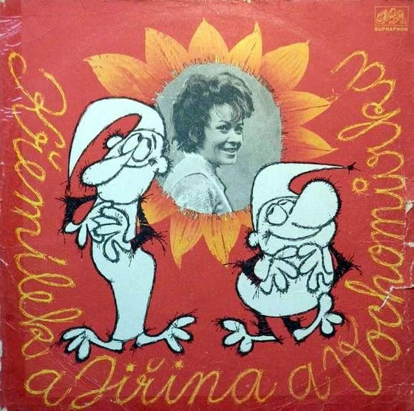 Václav Čtvrtek, Jiřina Bohdalová - Pohádky Z Mechu A Kapradí - LP