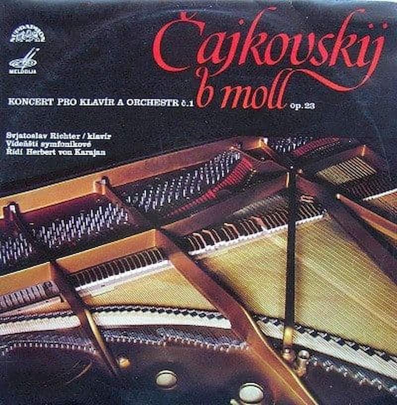 Pyotr Ilyich Tchaikovsky, Sviatoslav Richter, Wiener Symphoniker, Herbert von Karajan - Koncert Pro Klavír A Orchestr Č.1 B Moll Op.23 - LP
