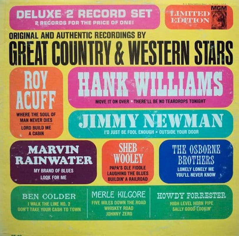 Various - Original And Authentic Recordings By Great Country & Western Stars - LP